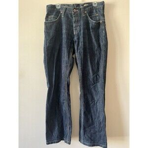 Ambiguous Y2K Skater Bootcut Jeans 32x32 Dark Wash Mens Unisex